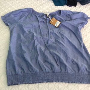 NWT, G.H. Bass & co cute detailed top, medium